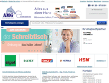 Tablet Screenshot of amg-marketing.de